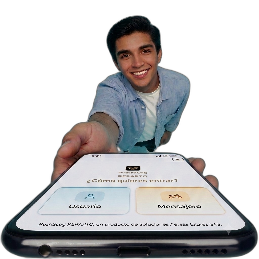 PushSLog Reparto — domicilio en minutos